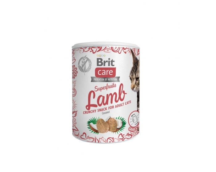 Brit Care Cat Snack Superfruits Lamb