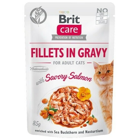 Brit Care Fillets in Gravy salmon