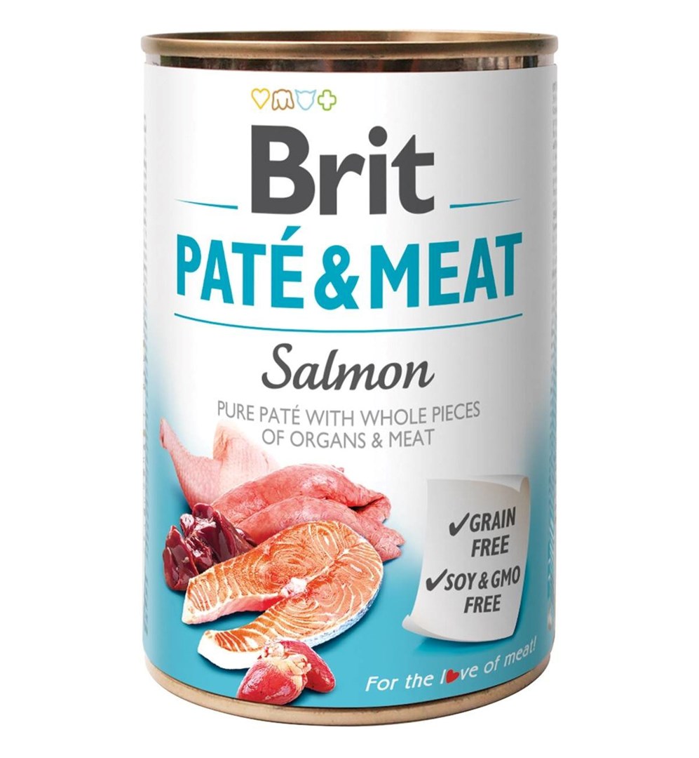 Brit  Paté & Meat with Salmon