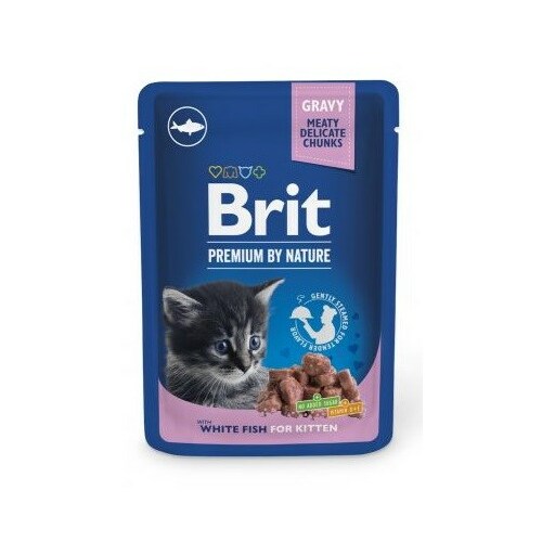 Brit  Premium by Nature Kitten White