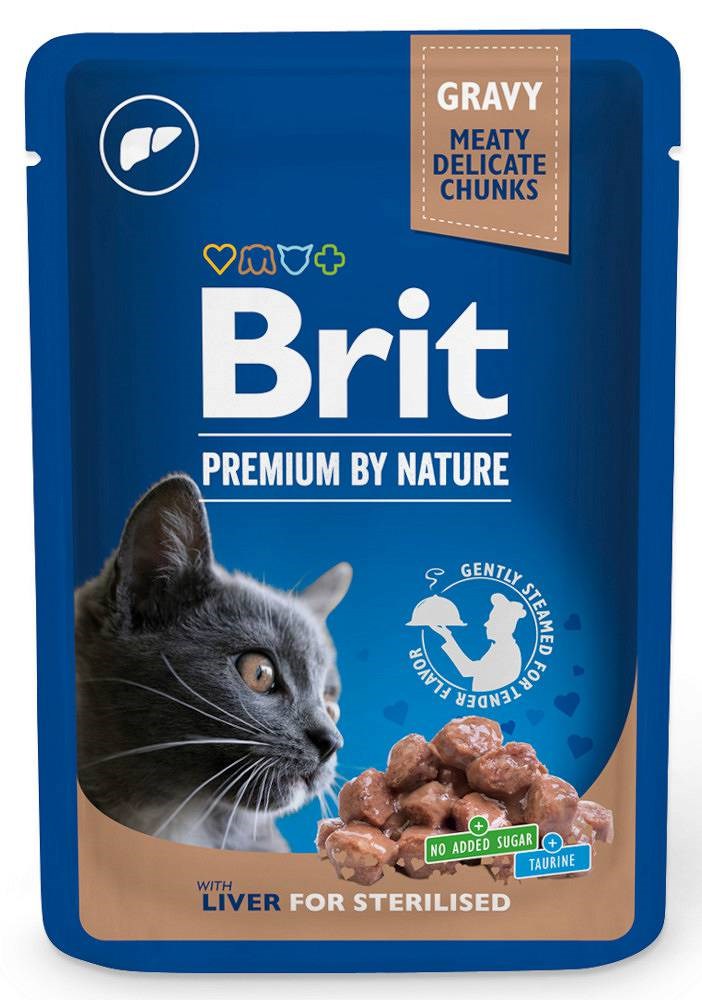 Brit  Premium Cat Liver Sterilised -