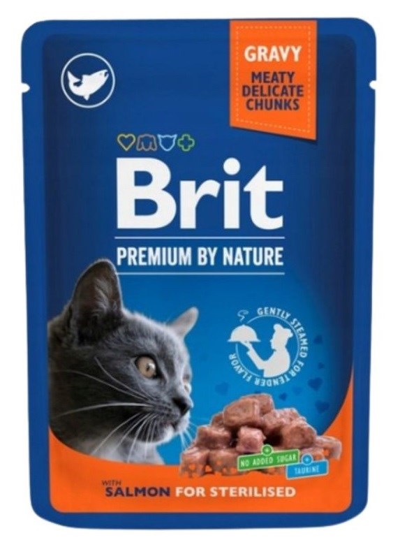 Brit  Premium Cat Salmon Sterilised -