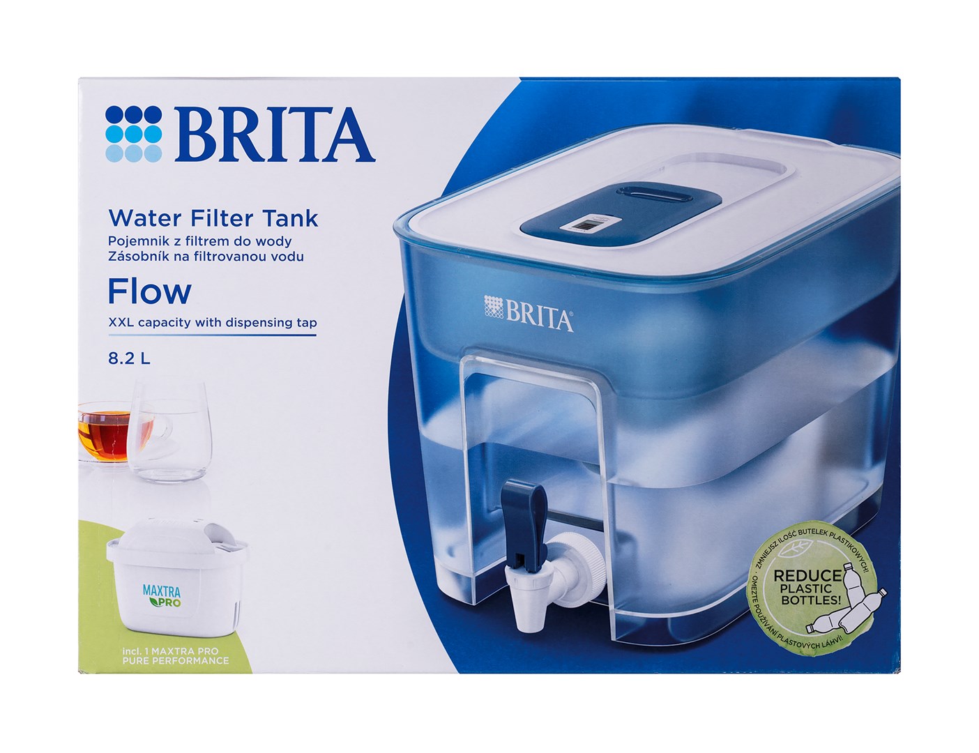 Brita  Flow filter jug 8.2l