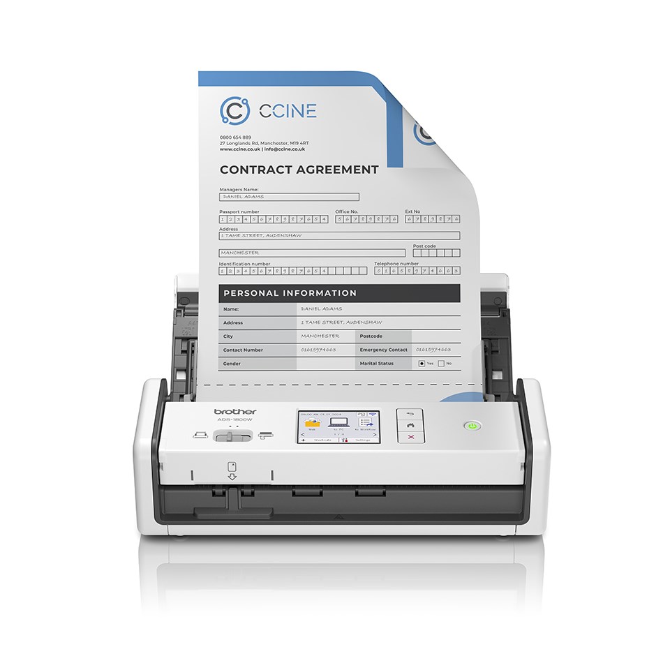 Brother  ADS-1800W ADF scanner 1200 x