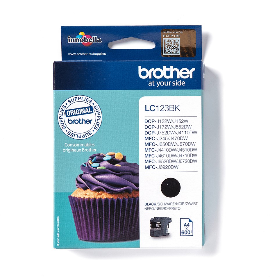 Brother  LC123BK ink cartridge 1 pc(s)