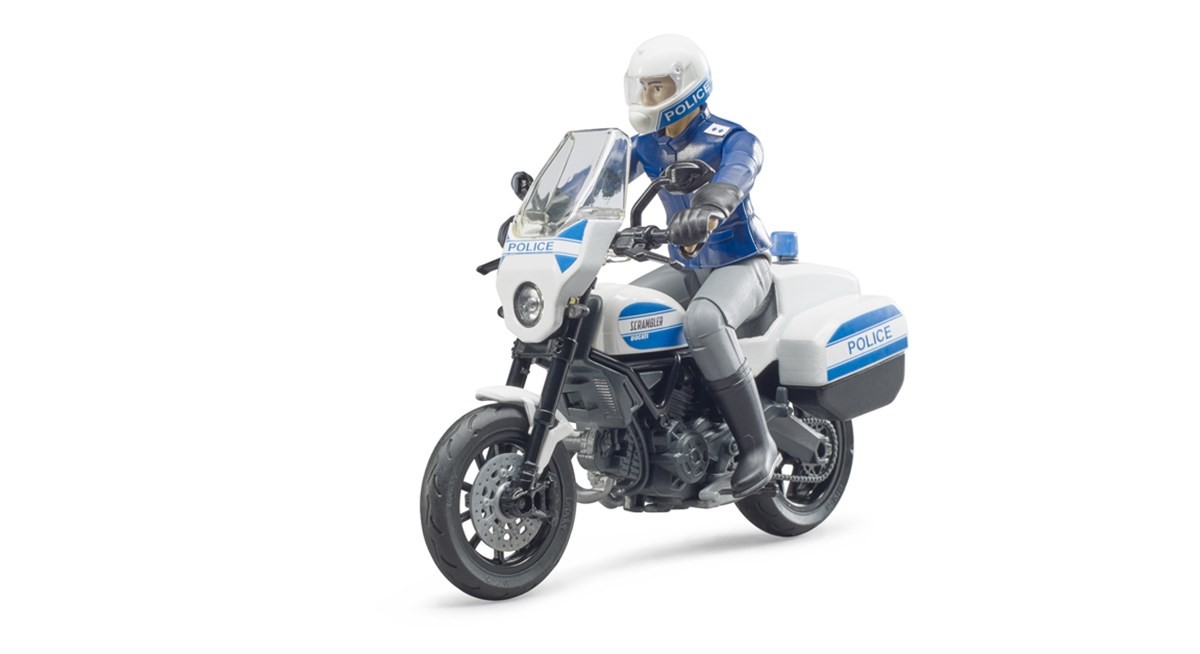 BRUDER Scrambler Ducati police motorbike |