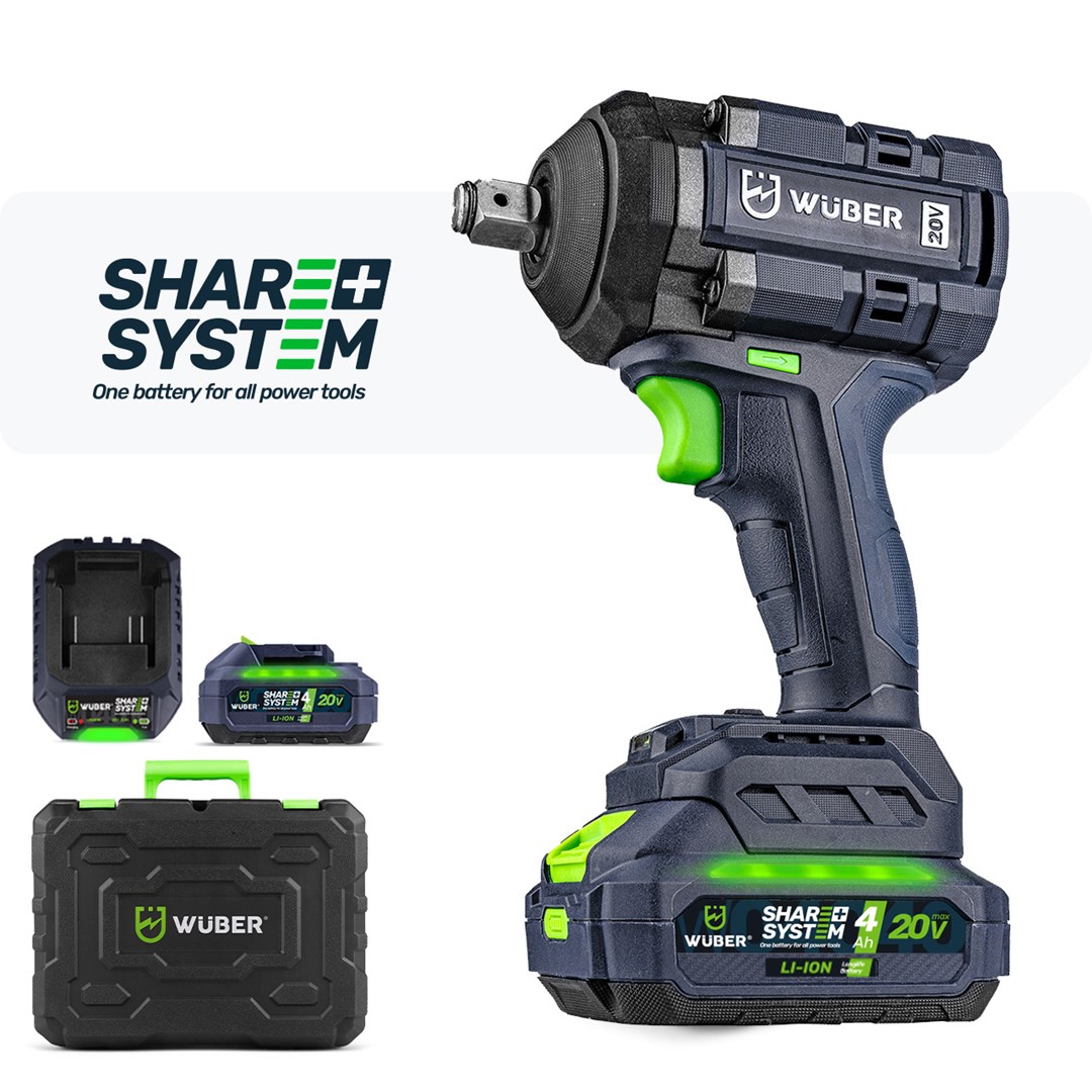 WUBER Brushless impact wrench 20 V