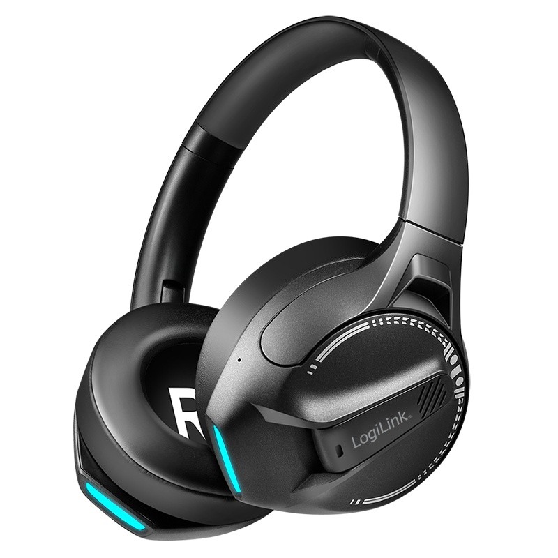 LogiLink  BT6.0 gaming headset, black