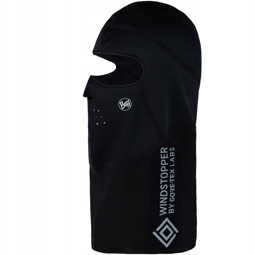 Buff  Windproof Balaclava Solid, Black |