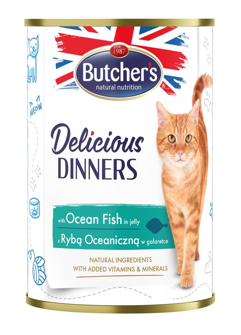 Butcher`s  Delicious dinners Ocean Fish Chunks