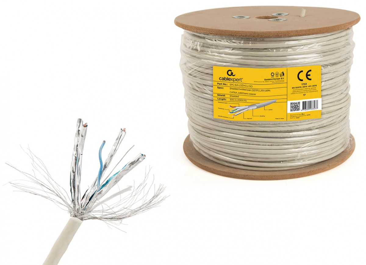 Gembird Cable CAT 6A SFTP LSZH