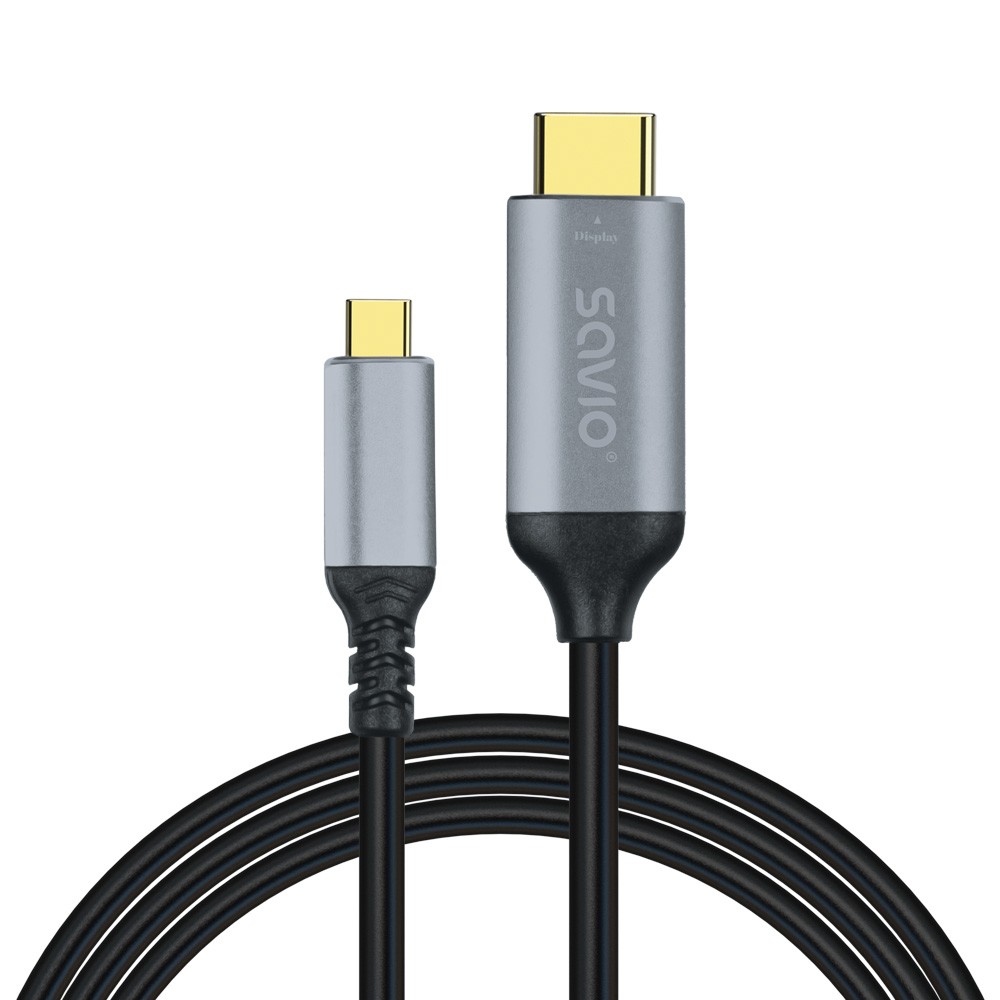 SAVIO Cable USB-C to HDMI v2