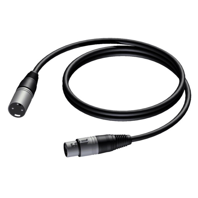 PROCAB  CABLE XLR MALE-XLR FEMALE 1