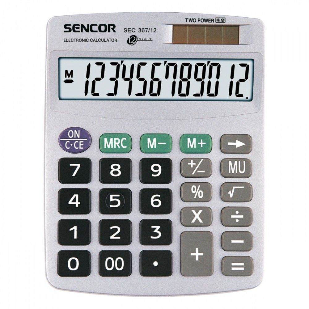 Sencor Calculator SEC 367/12 Table,12