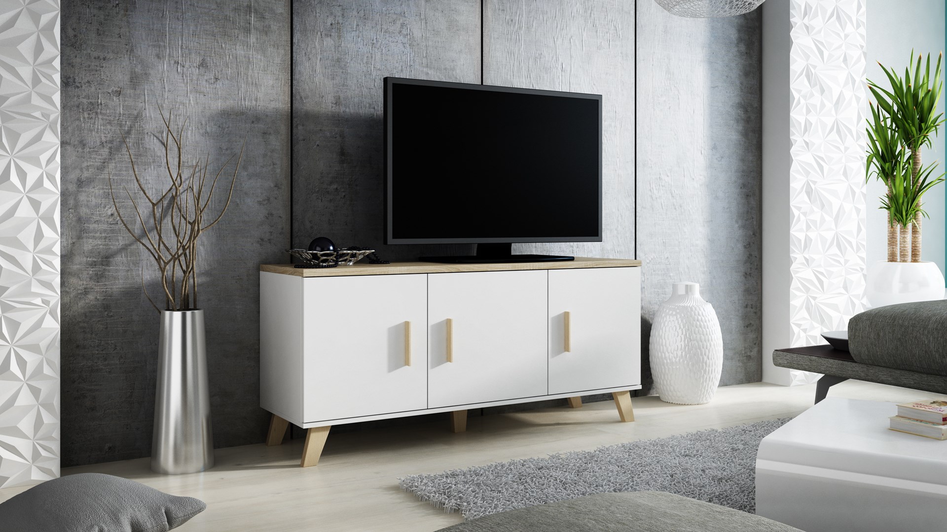 Cama MEBLE Cama sideboard LOTTA 150