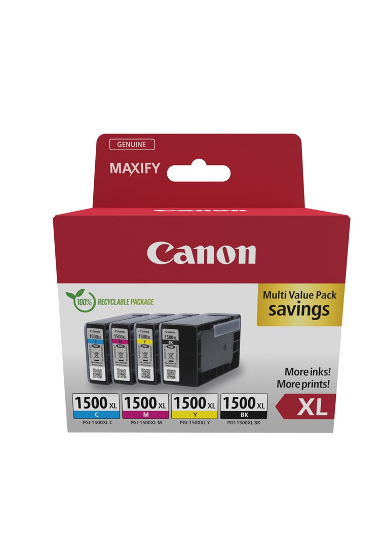 Canon  Multipack PGI-1500XL BK/C/M/Y 9182B010 |
