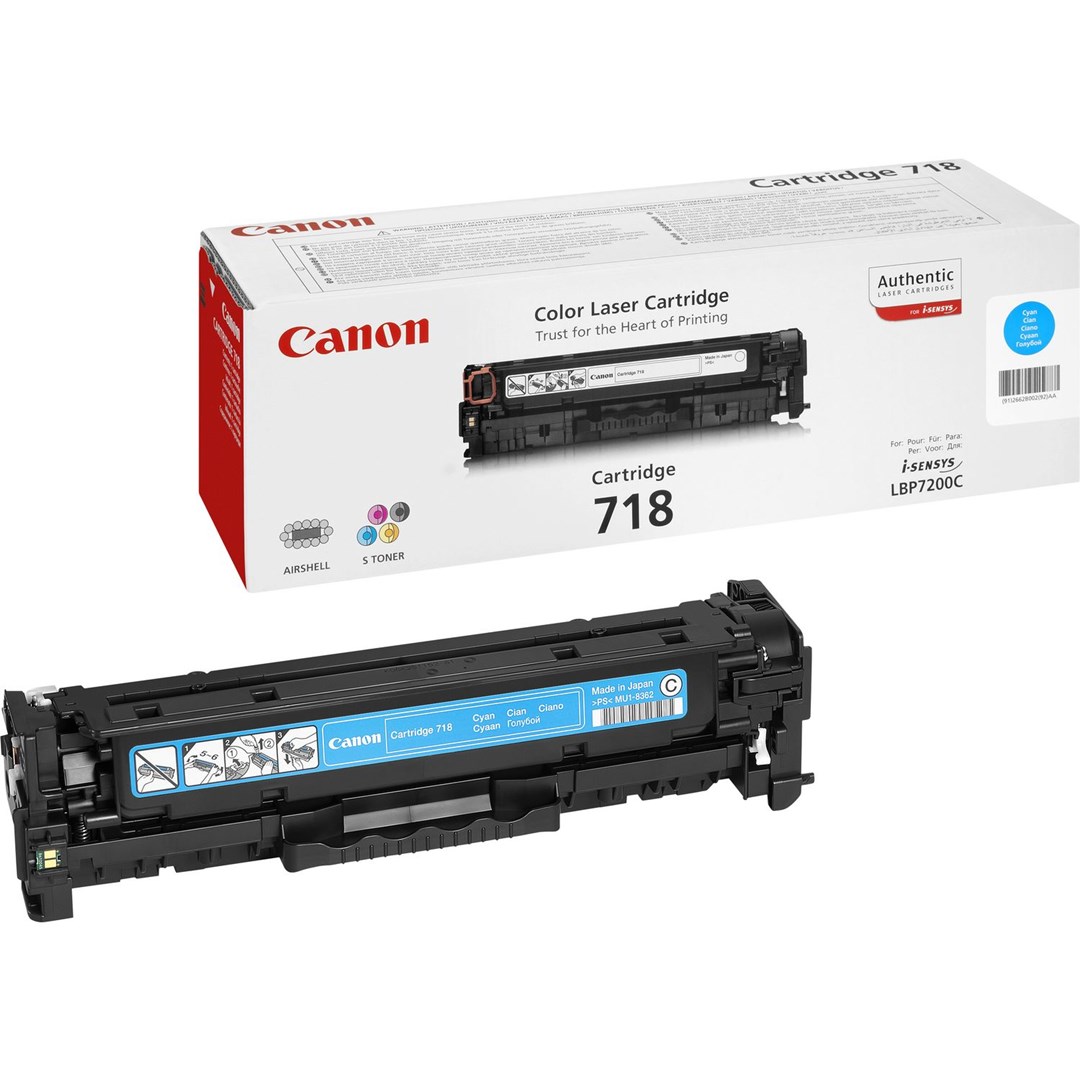 Canon  CRG-718 2661B002 Toner Cartridge Cyan