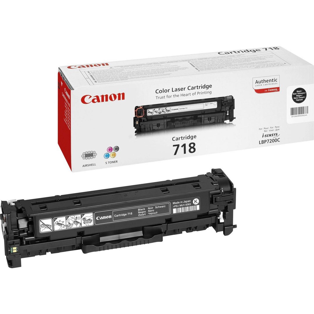 Canon  CRG-718 Bk toner cartridge 1