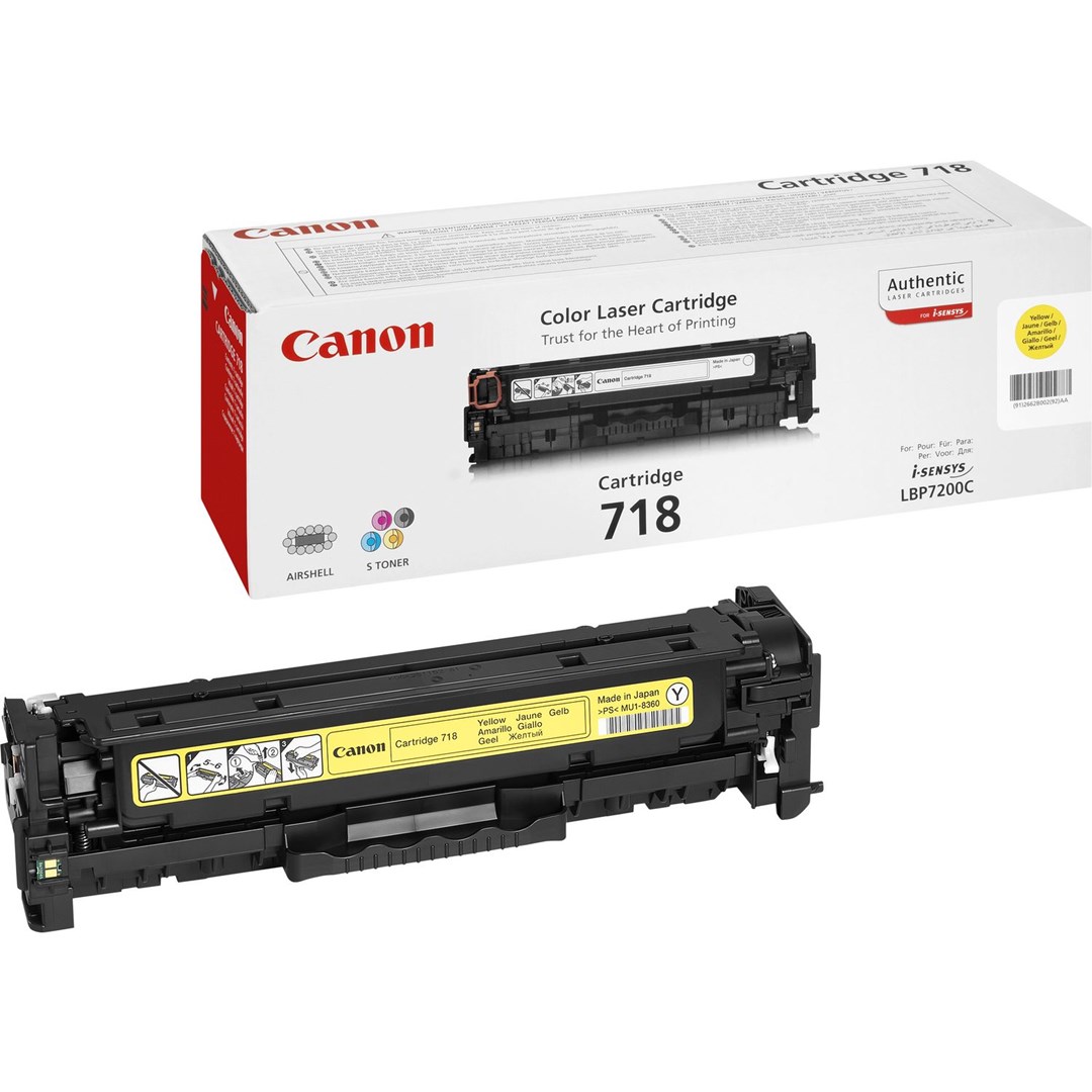 Canon  CRG-718 Y toner cartridge 1