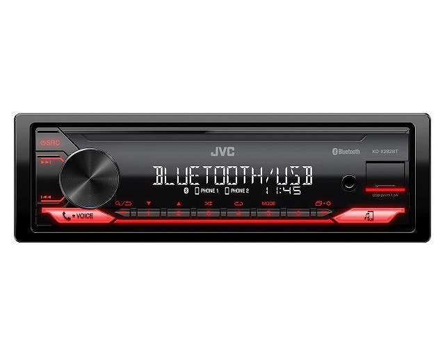 JVC CAR RADIO  KDX-282BT RED |