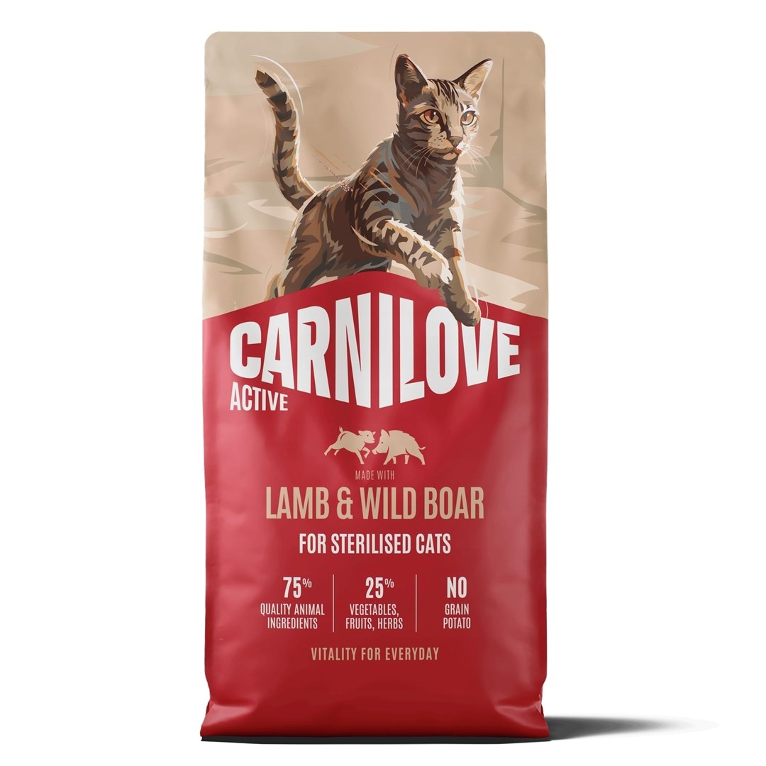 CARNILOVE Active Cat Lamb&Wild Boar Sterilised