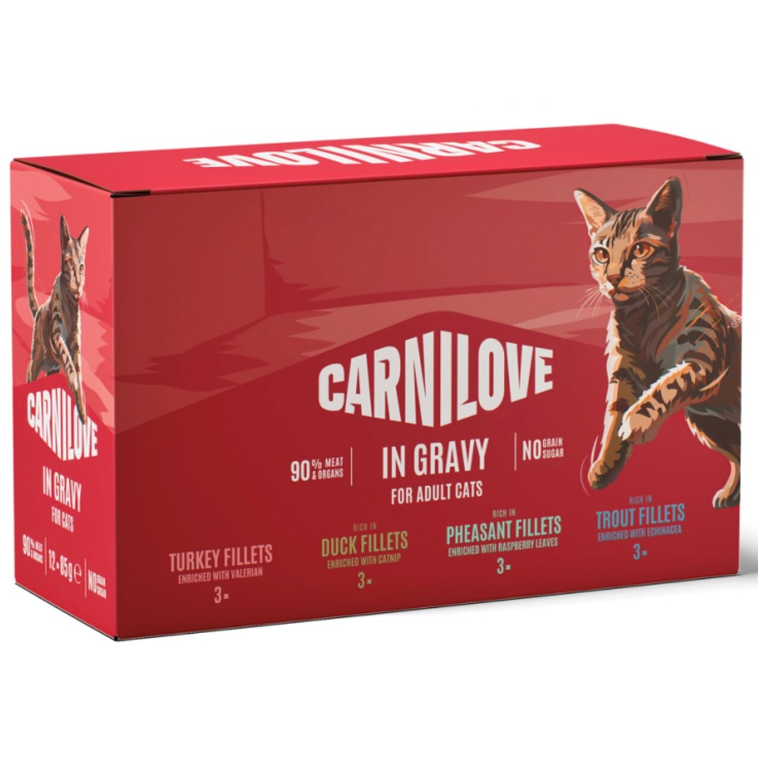 CARNILOVE  Cat Pouch Gravy Box -