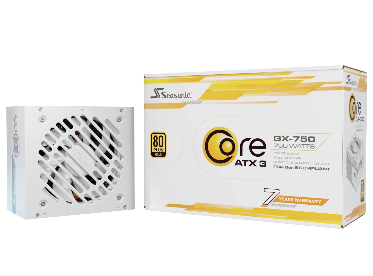 Seasonic Case ATX 750W White Core