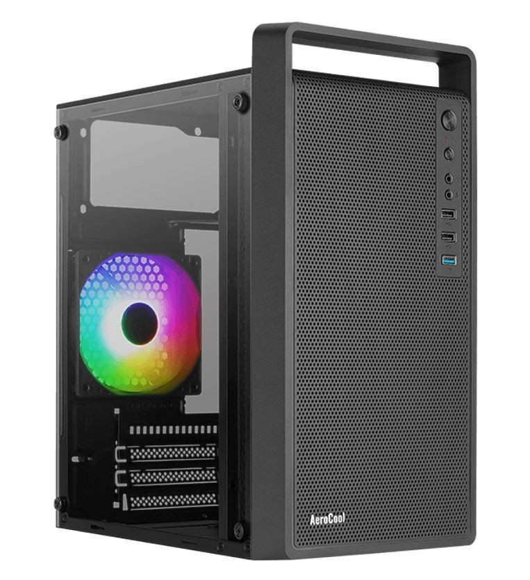AeroCool Case CS-109 Black RGB USB
