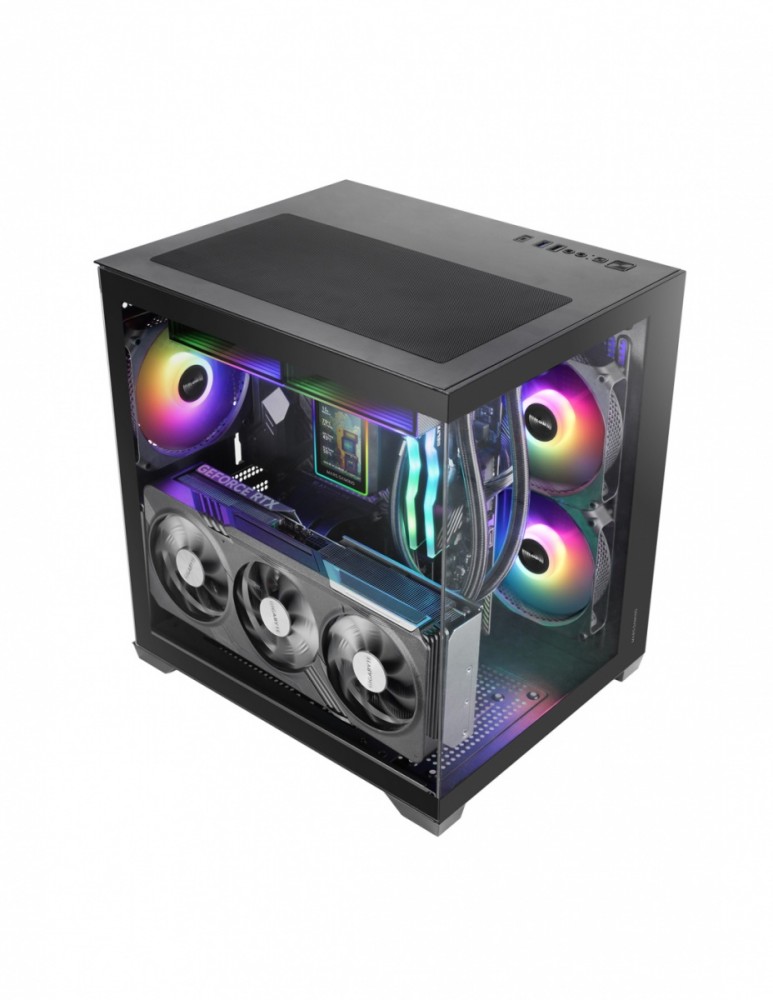 TACENS  Case MARS MC-VIEW3 BLACK mATX