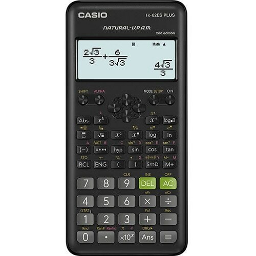 Casio  FX-82ESPLUS-2 CALCULATOR SCIENTIFIC, 252 FUNCTIONS