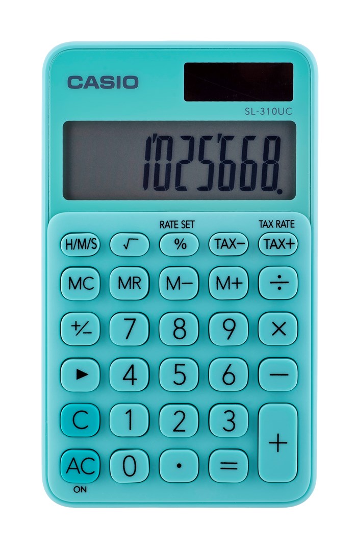 Casio pocket calculator SL-310UC-GN green |