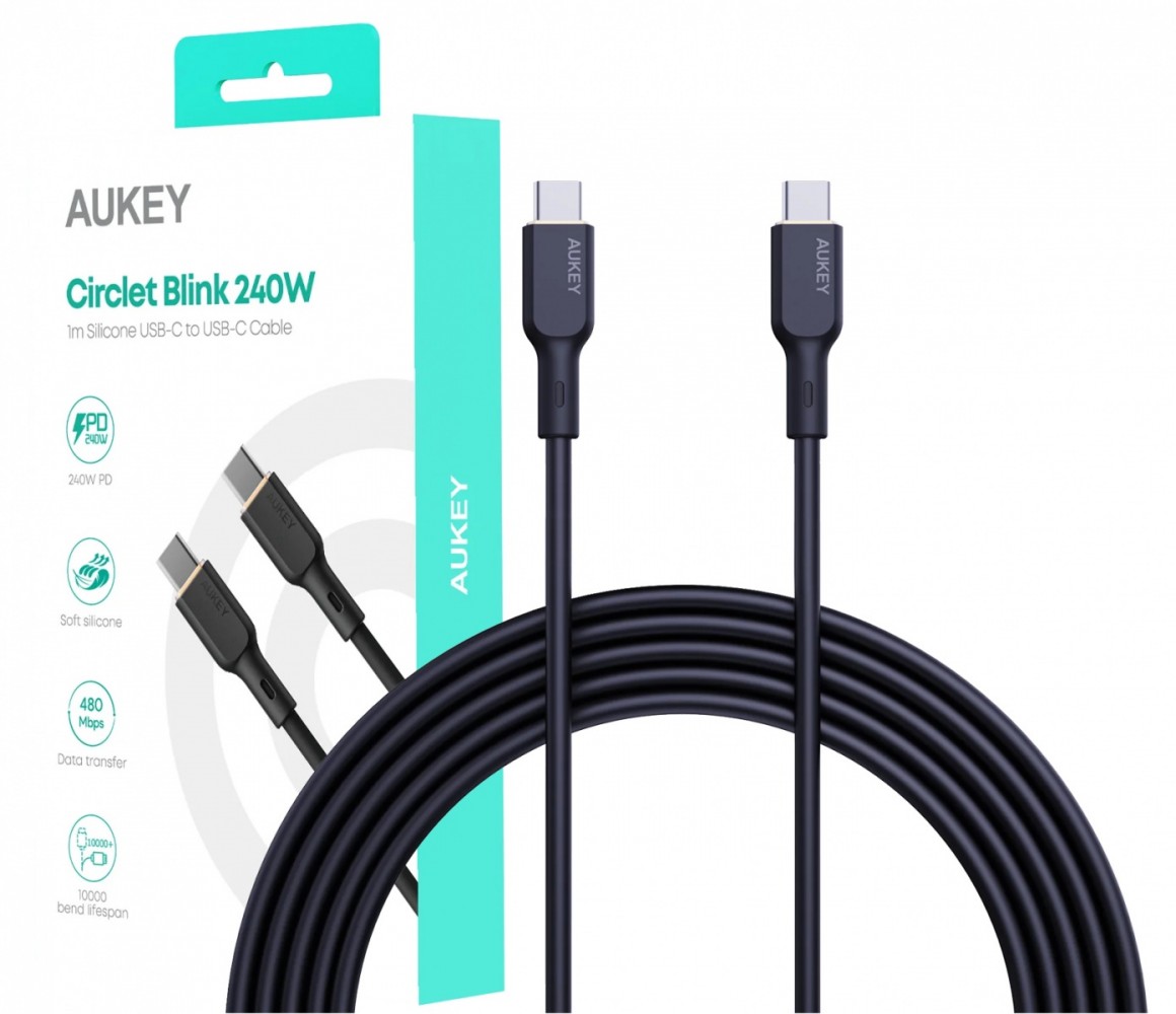 AUKEY  CB-SCC241 Circlet Blink Silicone USB