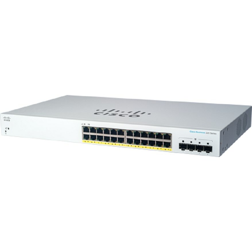 Cisco CBS220 SMART 24-PORT GE POE/4X1G