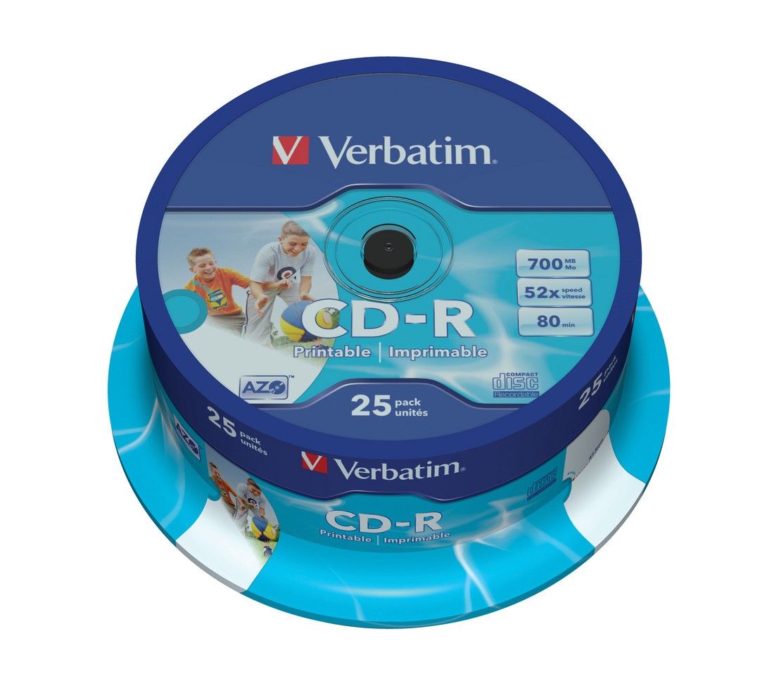 Verbatim  CD-R 52x 700MB 25P CB