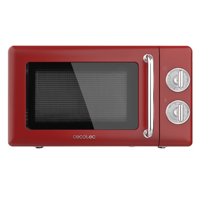 Cecotec 01710 microwave Red, Stainless steel
