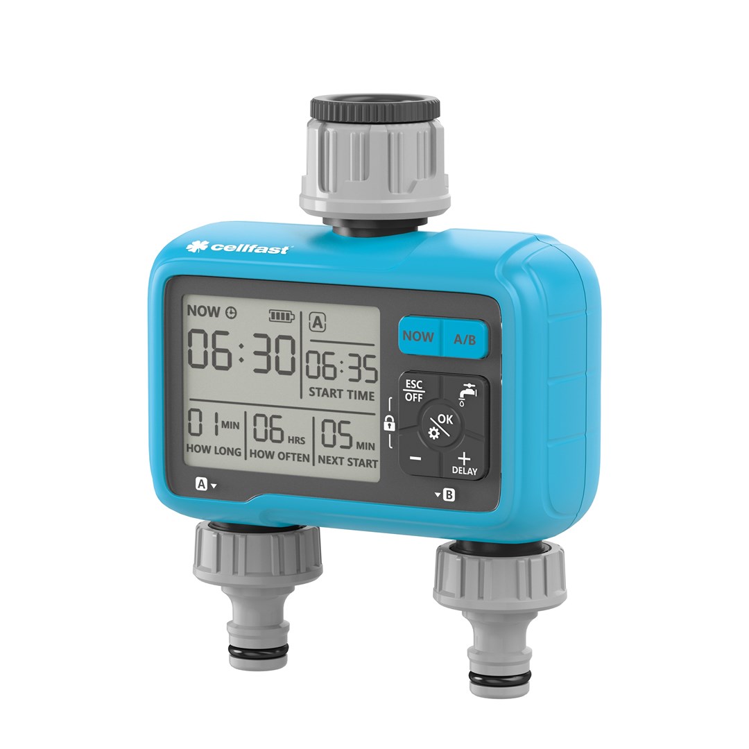 CELLFAST  STEROWNIK NAWADNIANIA ELEKTRONICZNY CHRONOS 2-SEKCYJNY