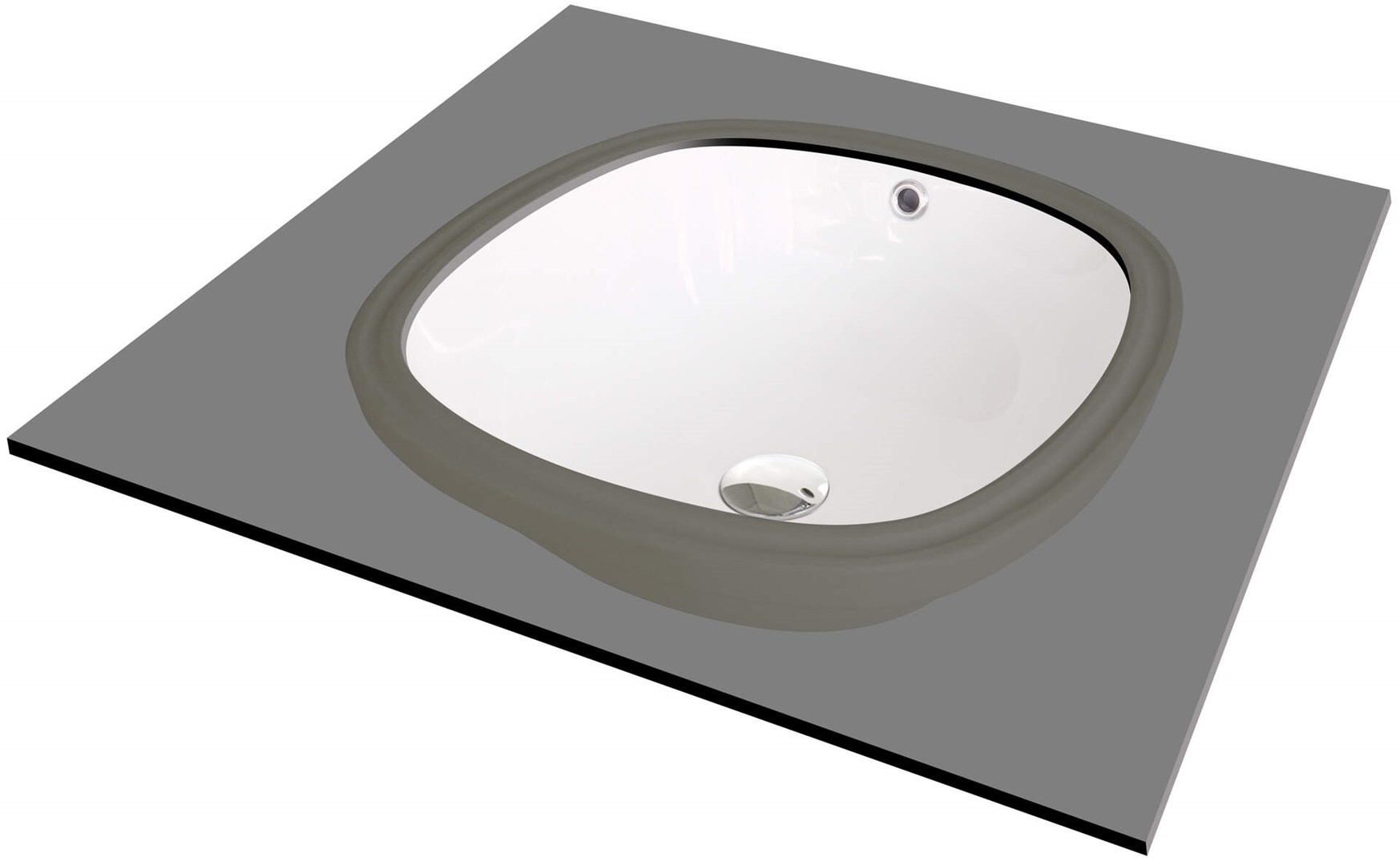 Deante Ceramic undercounter washbasin | CGA_6U4U