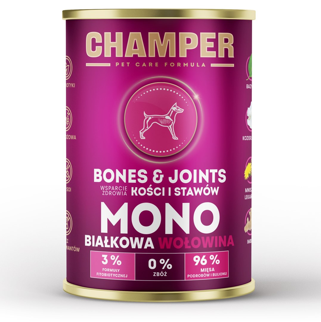 CHAMPER  Bones & Joints Monoprotein Beef