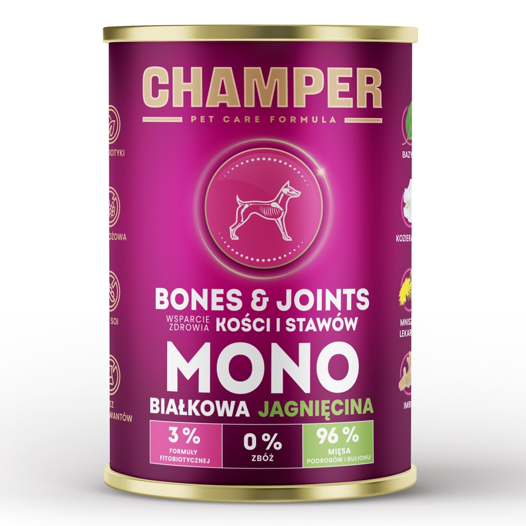 CHAMPER Bones & Joints Monoprotein Lamb