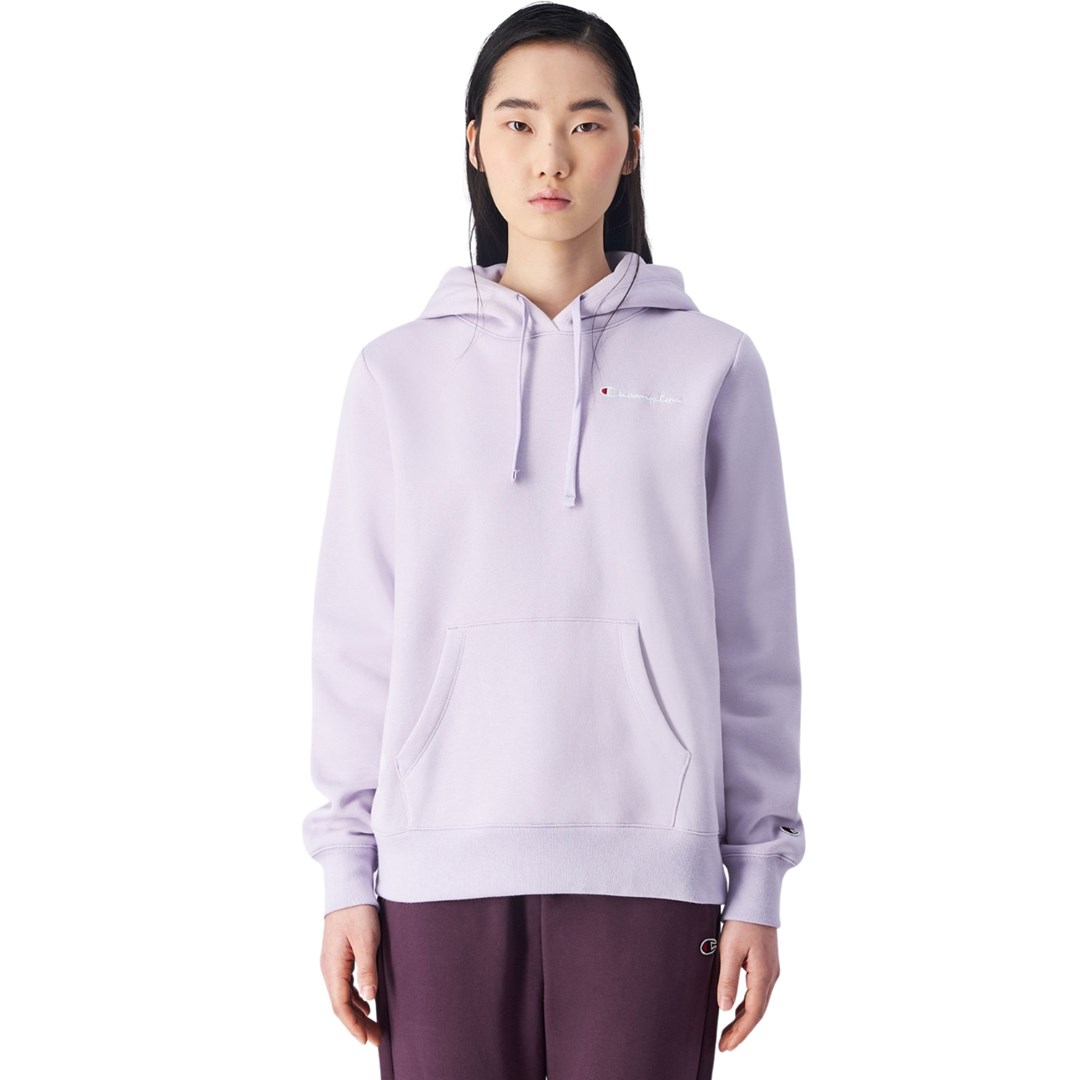CHAMPION Hooded Women`s Sweatshirt Purple 117530