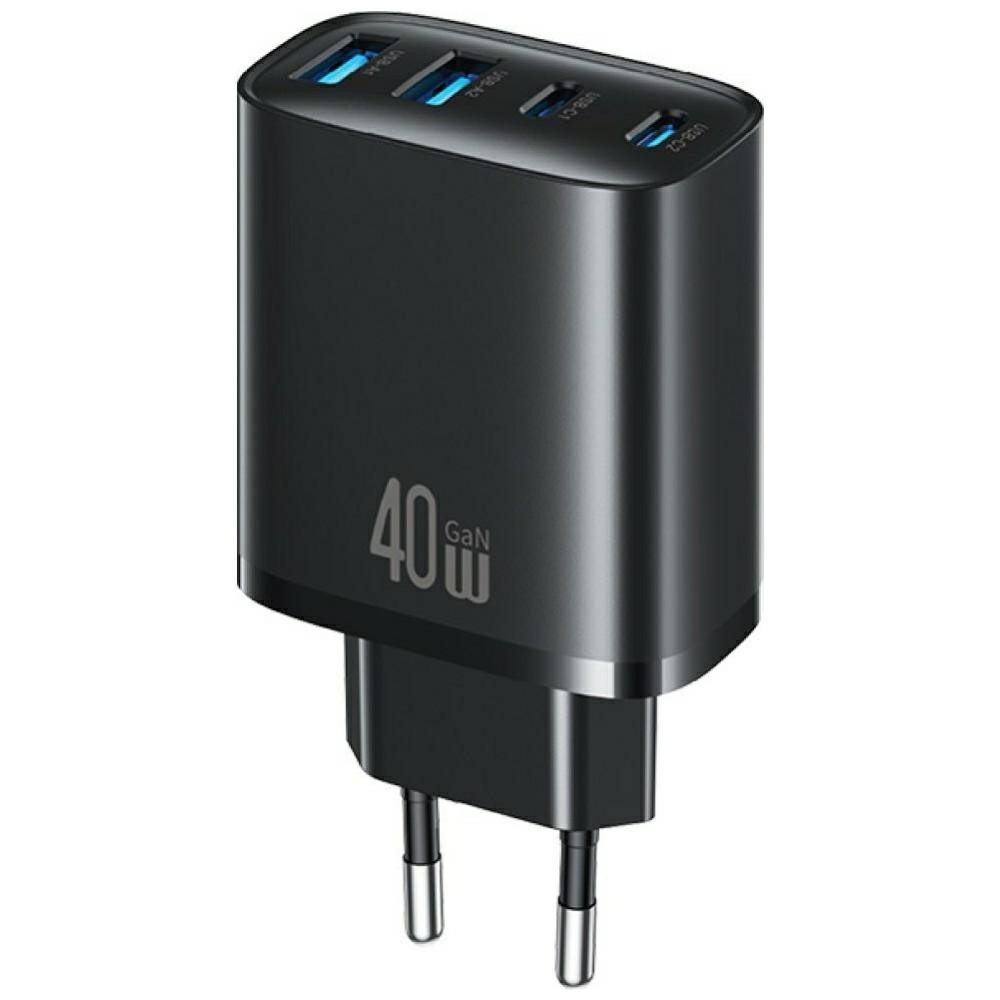 USAMS  Charger 40W T70 2xUSB-A 2xUSB-C