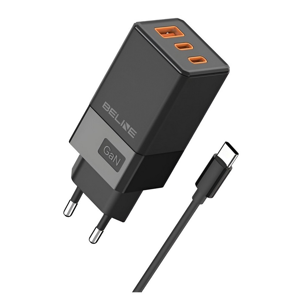 Beline  Charger 65W GaN 2xUSB-C +USB-A