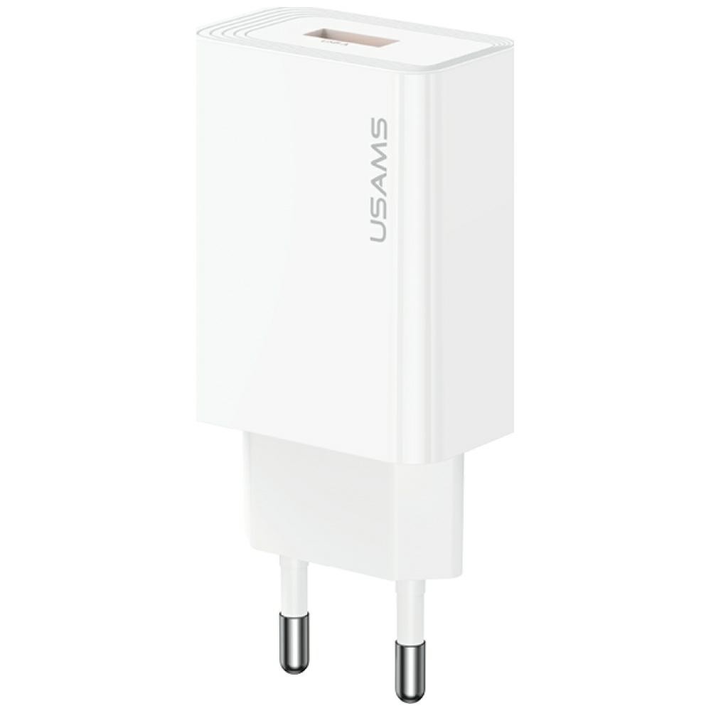 USAMS  Charger T69 18W USB-A white