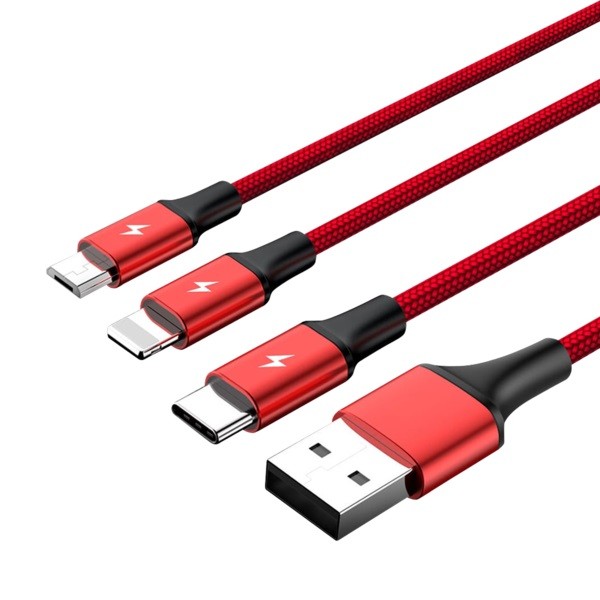 Unitek  Charging cable 3-in-1 USB -