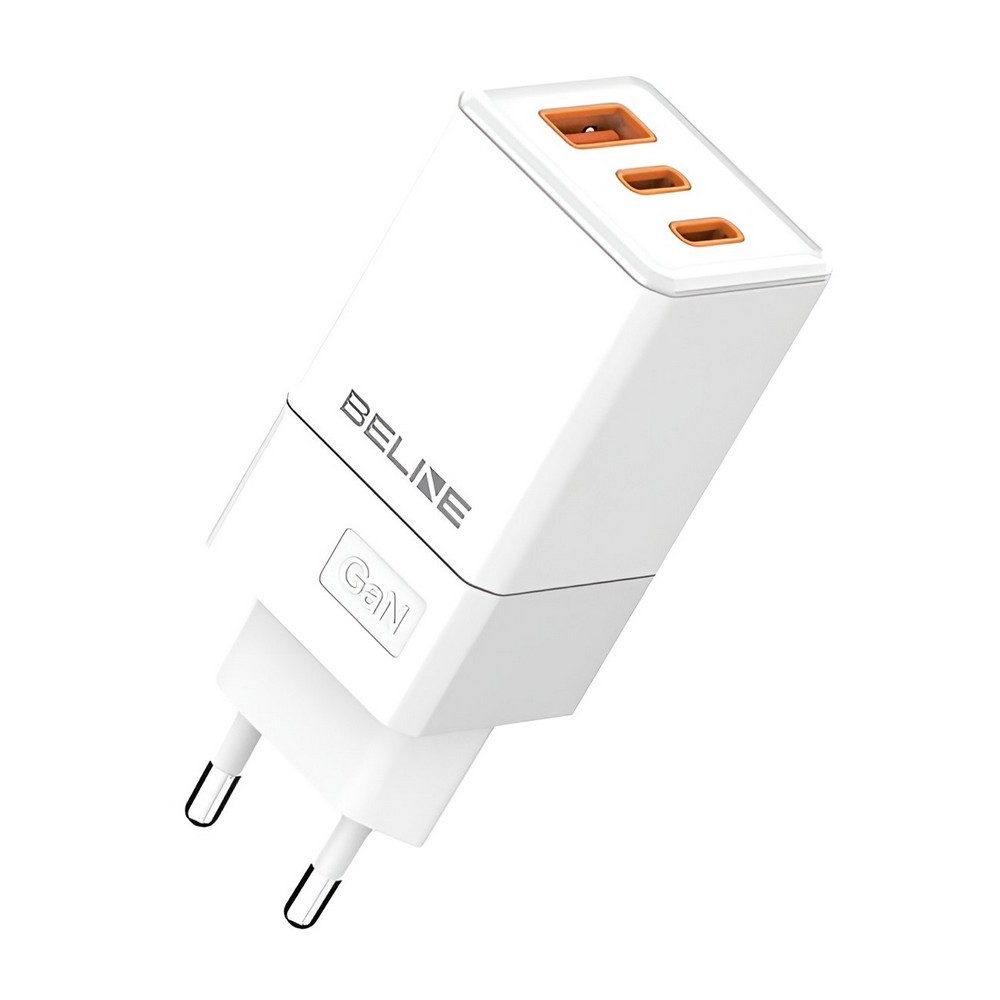 Beline  Cherger 65W GaN 2xUSB-C +USB-A