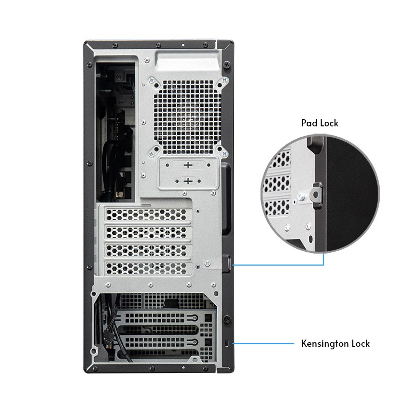 Chieftec Midi Tower BS-20B-OP, Schwarz o