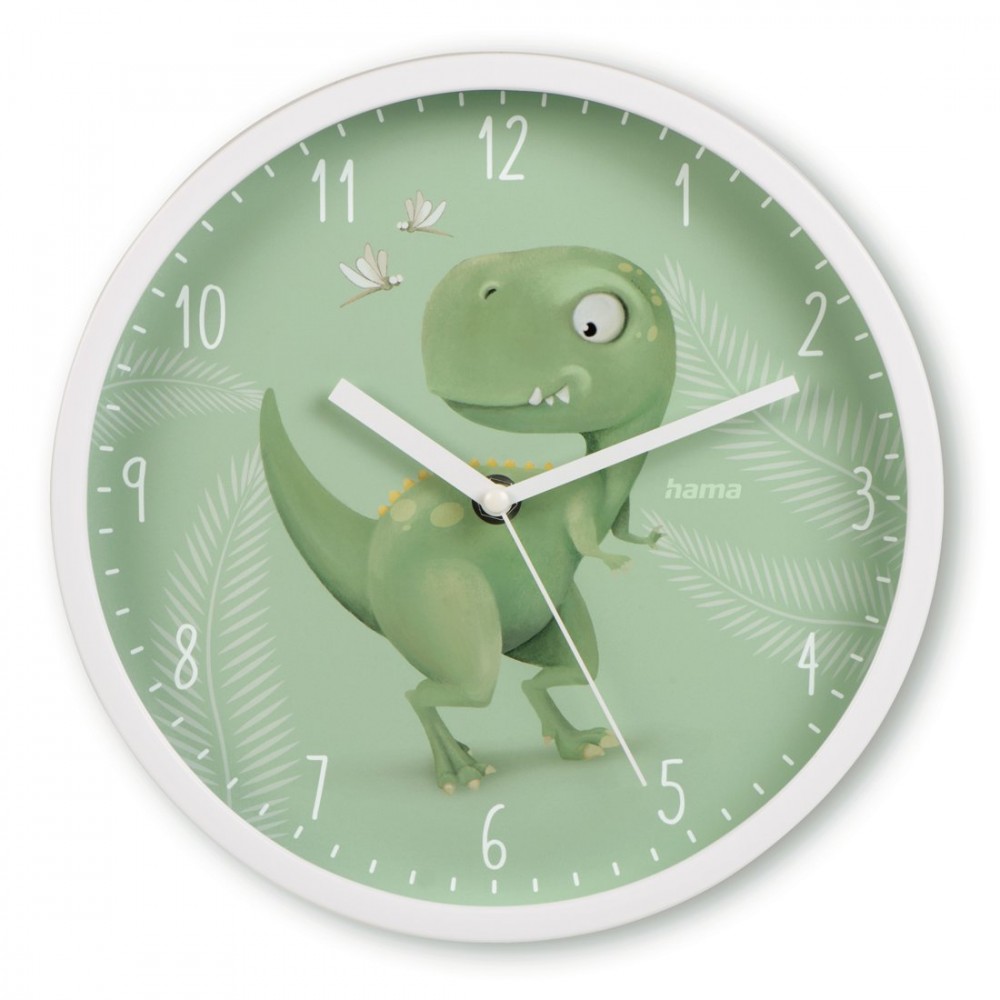 Hama children`s wall clock dino |