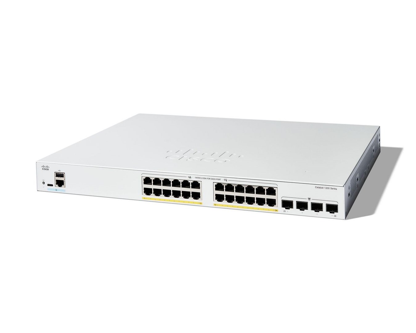 Cisco  Catalyst 1200-24FP-4G Smart Switch, 24