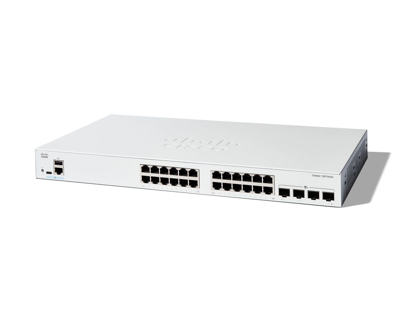 Cisco Catalyst 1300-24T-4X Managed Switch, 24