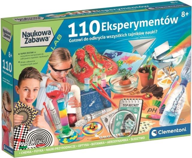 Clementoni  Set – 110 Experiments |